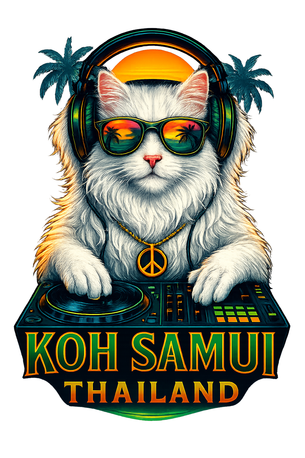 DJ Cat Koh Samui Radio logo
